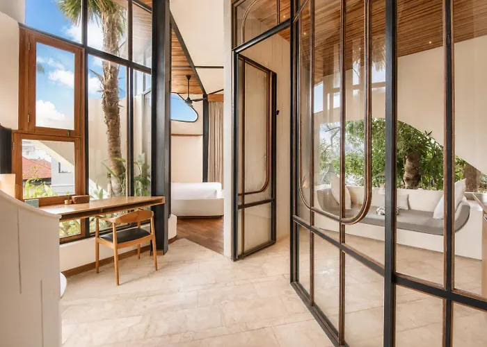 アパート Modern 1-Br Loft With Art Deco Vibe Shared Pool