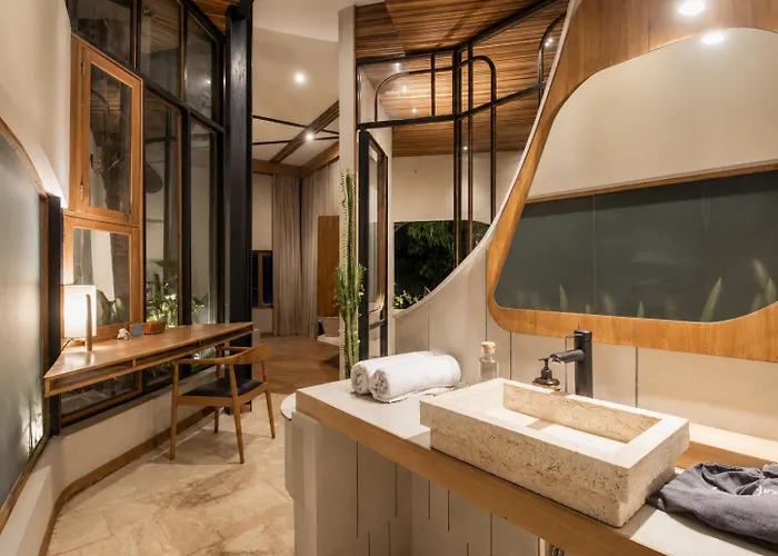Modern 1-Br Loft With Art Deco Vibe Shared Pool アパート チャングー